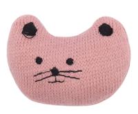 Нашивки декоративные пришивные "Кошка", цвет: розовый, 5x4 см, 2 штуки, арт. AR747 (количество товаров в комплекте: 2)