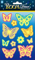 Наклейки для интерьера "Светящиеся бабочки"