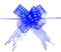 Бант бабочка, цвет: синий, 13,5x10,5 см, 10 штук, арт. AR410 (количество товаров в комплекте: 10)