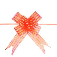 Бант бабочка, цвет: оранжевый, 13,5x10,5 см, 10 штук, арт. AR410 (количество товаров в комплекте: 10)