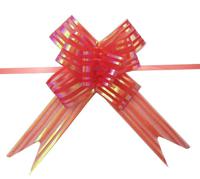 Бант бабочка, цвет: красный, 13,5x10,5 см, 10 штук, арт. AR410 (количество товаров в комплекте: 10)