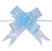 Комплект бантов-бабочек, 10 штук, цвет: голубой