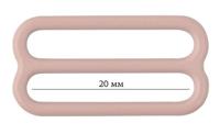 Пряжка регулятор для бюстгальтера, 20 мм, цвет: 168 серебристый пион, 50 штук, арт. ARTA.F.2829 (количество товаров в комплекте: 50)
