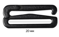 Крючок для бюстгальтера, 19,7 мм, цвет: 170 черный, 50 штук, арт. ARTA.F.2989 (количество товаров в комплекте: 50)
