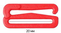 Крючок для бюстгальтера, 19,7 мм, цвет: 100 красный, 50 штук, арт. ARTA.F.2989 (количество товаров в комплекте: 50)
