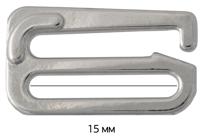 Крючок для бюстгальтера, 14,4 мм, цвет: 30 белая бронза (никель), 50 штук, арт. ARTA.F.2853 (количество товаров в комплекте: 50)