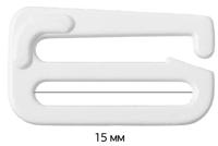 Крючок для бюстгальтера, 14,4 мм, цвет: 001 белый, 50 штук, арт. ARTA.F.2853 (количество товаров в комплекте: 50)