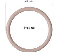 Кольцо для бюстгальтера, 17,8 мм, цвет: 168 серебристый пион, 50 штук, арт. ARTA.F.2976 (количество товаров в комплекте: 50)