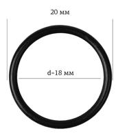 Кольцо для бюстгальтера, 17,8 мм, цвет: 170 черный, 50 штук, арт. ARTA.F.2976 (количество товаров в комплекте: 50)