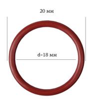 Кольцо для бюстгальтера, 17,8 мм, цвет: 101 темно-красный, 50 штук, арт. ARTA.F.2976 (количество товаров в комплекте: 50)