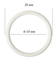 Кольцо для бюстгальтера, 17,8 мм, цвет: 004 сумрачно-белый, 50 штук, арт. ARTA.F.2976 (количество товаров в комплекте: 50)