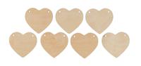 Заготовка для декорирования Mr. Carving "Гирлянда из сердец №1", 7 сердец, 6х6.5 см