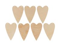 Заготовка для декорирования Mr. Carving "Гирлянда из сердец №2", 7 сердец, 10х6,5 см
