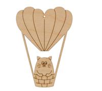 Заготовка для декорирования Mr. Carving "Котик на воздушном шаре", 10х7 см