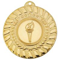 Медаль "Факел", 50 мм, золото
