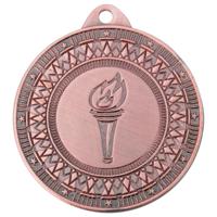 Медаль "Факел", 40 мм, бронза