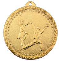 Медаль "Танцы", 50 мм, золото