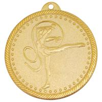 Медаль "Художественная гимнастика", 50 мм, золото
