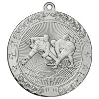 Медаль "Хоккей", 50 мм, серебро