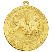 Медаль "Хоккей", 50 мм, золото