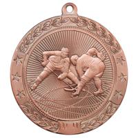 Медаль "Хоккей", 50 мм, бронза