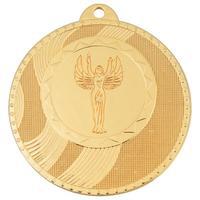 Медаль ника 50 мм золото DC#MK286a-G