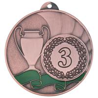 Медаль "3 место", 50 мм, бронза
