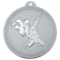 Медаль "Дзюдо", 50 мм, серебро