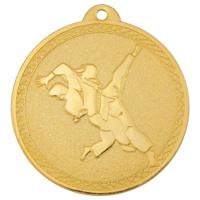 Медаль "Дзюдо", 50 мм, золото