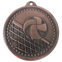 Медаль "Волейбол", 50 мм, бронза
