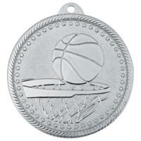 Медаль "Баскетбол", 50 мм, серебро