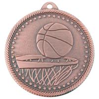 Медаль "Баскетбол", 50 мм, бронза