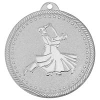 Медаль "Бальные танцы", 50 мм, серебро