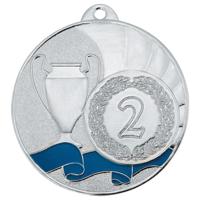 Медаль "2 место", 50 мм, серебро