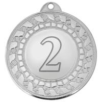 Медаль "2 место", 45 мм, серебро