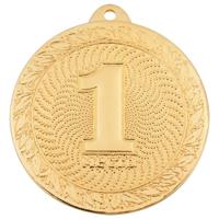 Медаль "1 место", 50 мм, золото