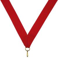 Лента для медалей, 24 мм, цвет: красный (LN3a)