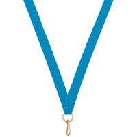 Лента для медалей, 10 мм, цвет: голубой (LN48)