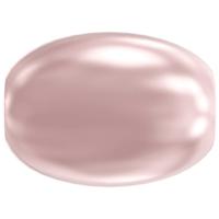 Набор бусин стеклянных "Swarovski", под жемчуг (цвет: розовый/rosaline 294), 4 мм, 10 штук, арт. 5824