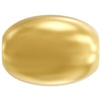 Набор бусин стеклянных "Swarovski", под жемчуг (цвет: золотой/gold 296), 4 мм, 10 штук, арт. 5824