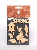 Набор заготовок для декорирования "Spring 6", 7 предметов