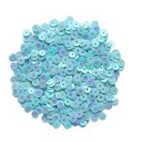 Пайетки "рельефные №14", цвет: 17 голубой перламутр, 4 мм, 10 упаковок по 10 грамм (количество товаров в комплекте: 10)