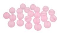 Бусины полупрозрачные матовые, цвет: 003 розовый, 10 мм, 20 грамм, арт. 2010