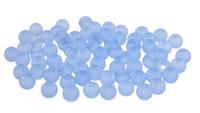 Бусины полупрозрачные матовые, цвет: 002 голубой, 6 мм, 20 грамм, арт. 2006