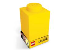 Фонарик силиконовый "Lego", желтый