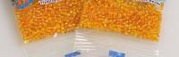 Бисер круглый прозрачный Preciosa, 10/0, цвет: 81060 оранжевый, 10 упаковок по 5 грамм (количество товаров в комплекте: 10)