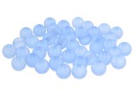 Бусины полупрозрачные, матовые, 10 мм, цвет: 002 голубой, арт. 2010