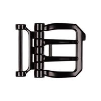 Пряжка для мужского ремня "Micron", 60x50 мм, цвет:№14 шлифованный черный никель, арт. GB 1616