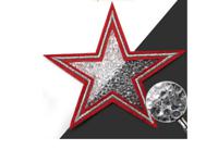 Термоаппликация "Звезда", 90 мм, арт. 559629