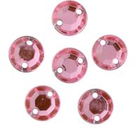 Стразы пришивные Астра (круглые), цвет: N13 светло-розовый, 25 штук, арт. 7725947
